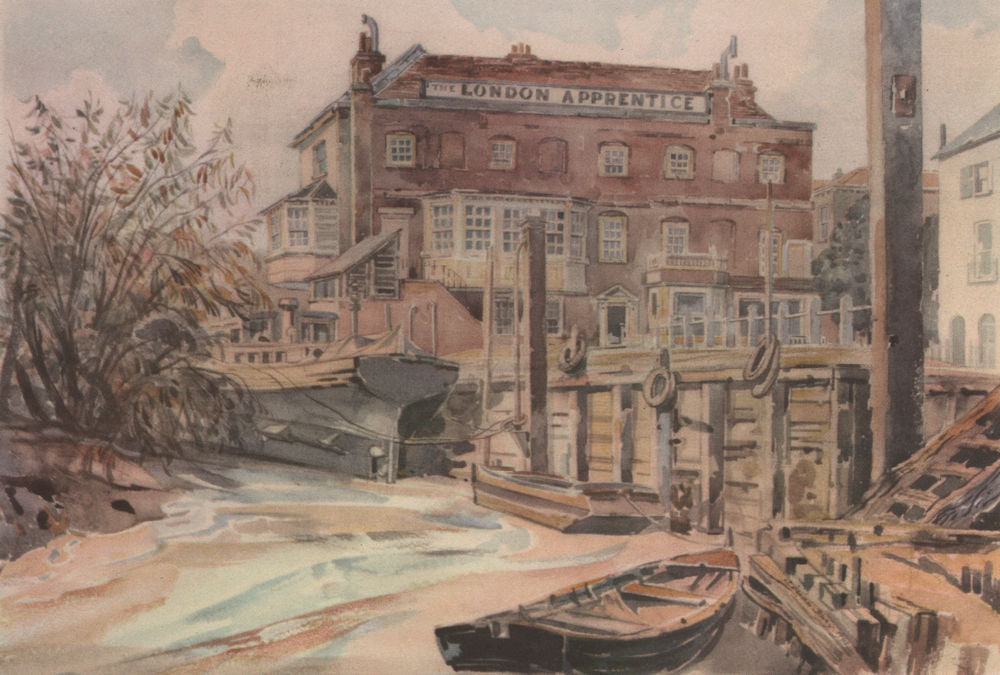 ISLEWORTH. The London Apprentice, by Adrian Bury. Pubs 1947 old vintage print